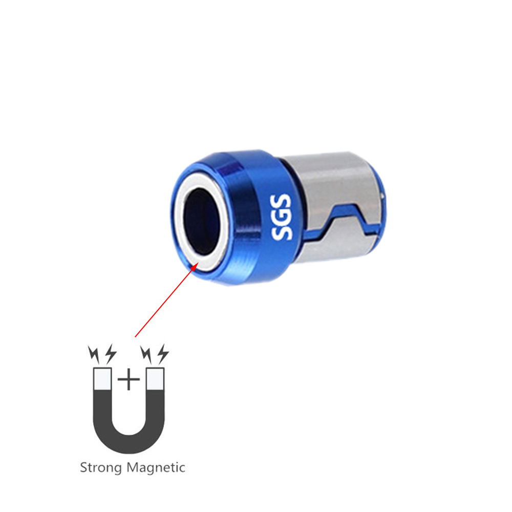 מחזיק סיביות מגנטי סגסוגת טבעת מגנטית חשמלית מברג ראש סיבי SGS החלקה טבעת מגנט חזקה למגנט פיליפ ביט
