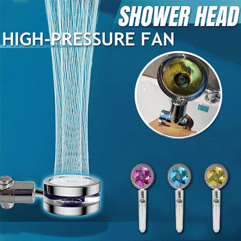360 מקלחת גשמים מסתובבת עם ראש מים במקלחת תרסיס לחיסכון גבוה בחדר אמבטיה ראש מקלחת עיסוי בלחץ יד