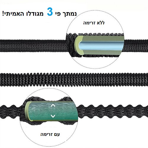 צינור טלסקופי מתרחב לגינה